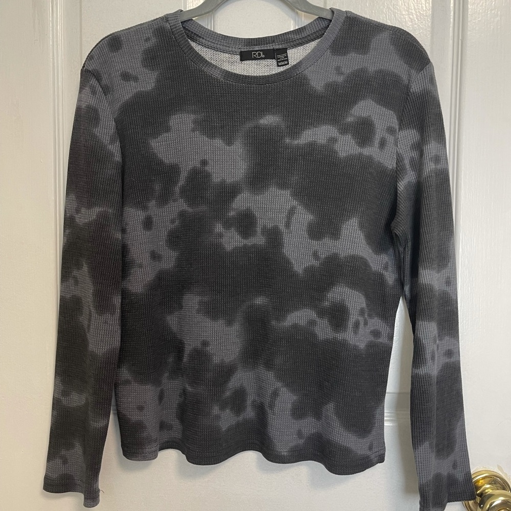 RDI Camo Waffle long sleeve top